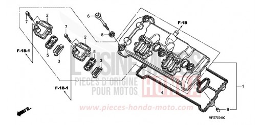 CYLINDER HEAD COVER CB600F39 de 2009